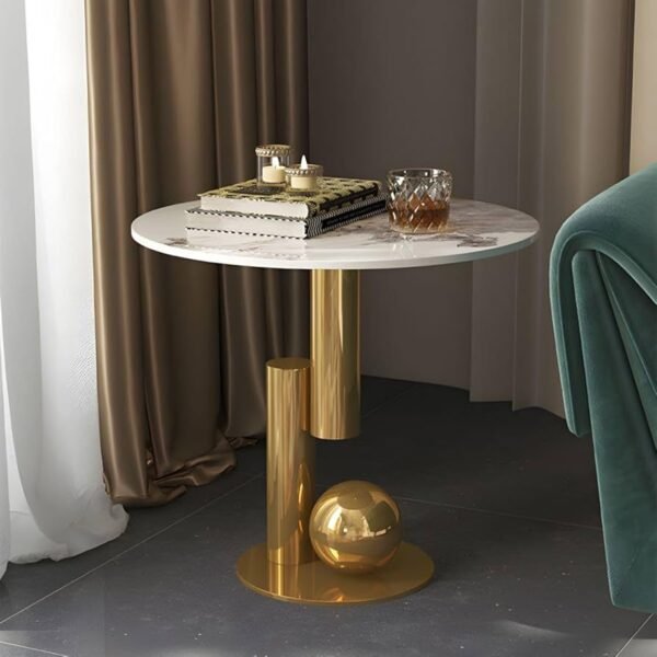 Modern luxury round side table