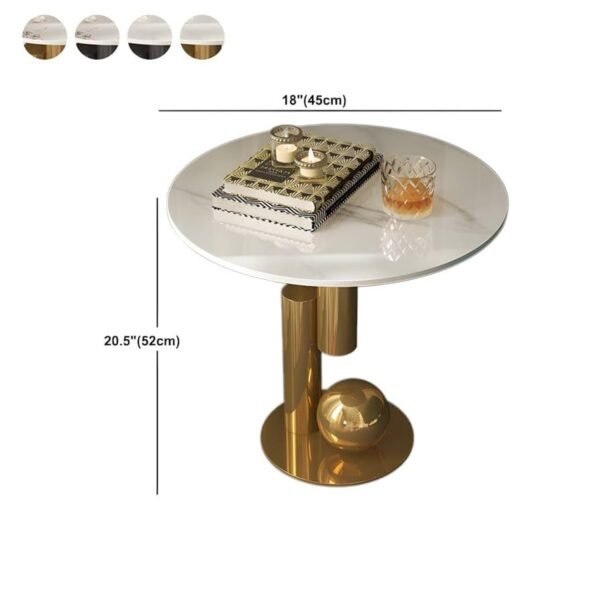Modern luxury round side table - Image 4